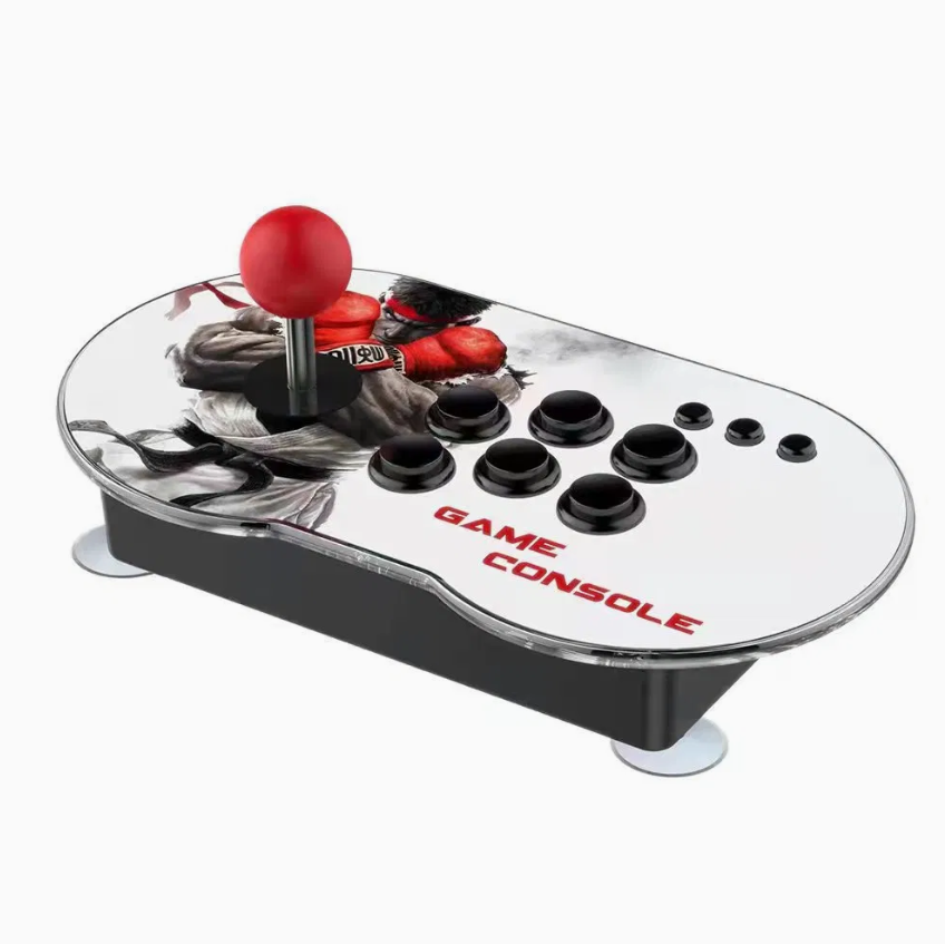 Retro Arcade Fight Stick Game Console with 10,000 Built-in Games & 4K HD Output