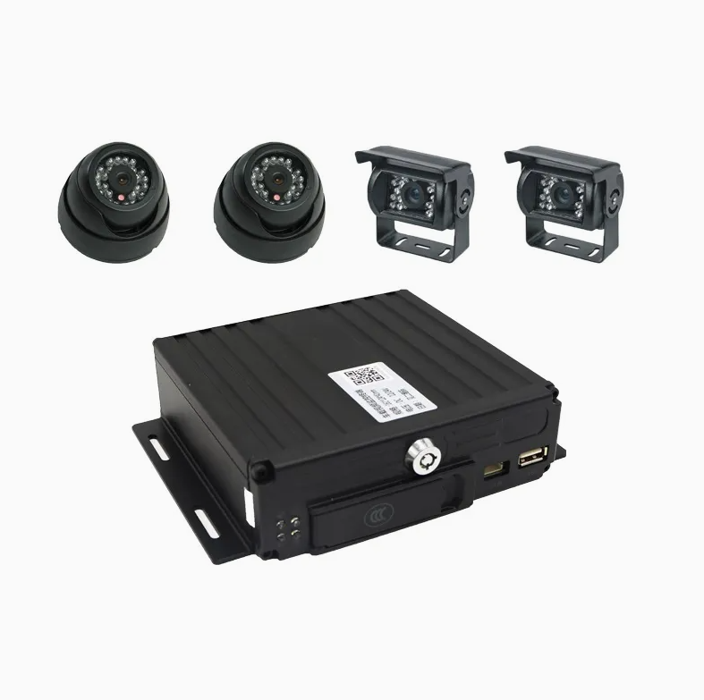 4 Channel Mobile DVR Vehicle CCTV Surveillance System with Hybrid Cameras