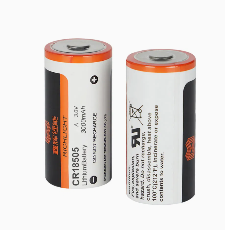 CR18505 3V 3000mAh Lithium Battery – Leak-Proof High Capacity Battery for Automotive Electronics, Security Devices & Industrial Equipment