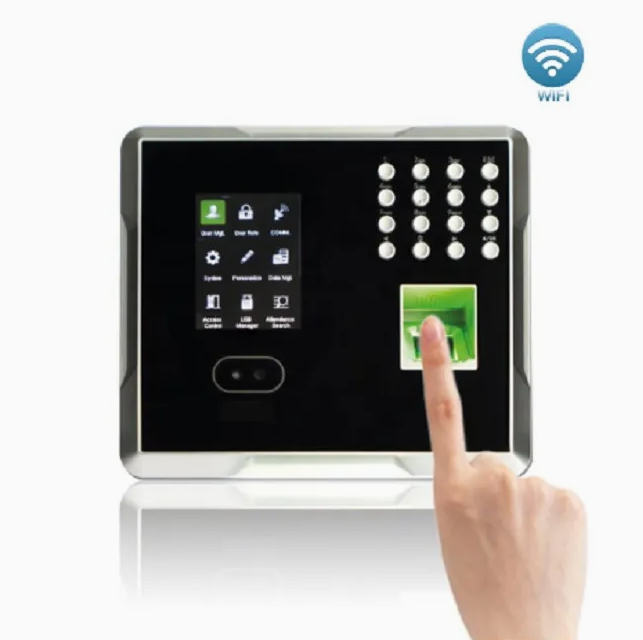 WiFi Face Recognition Biometric Time Attendance Machine with Fingerprint & RFID Access Control