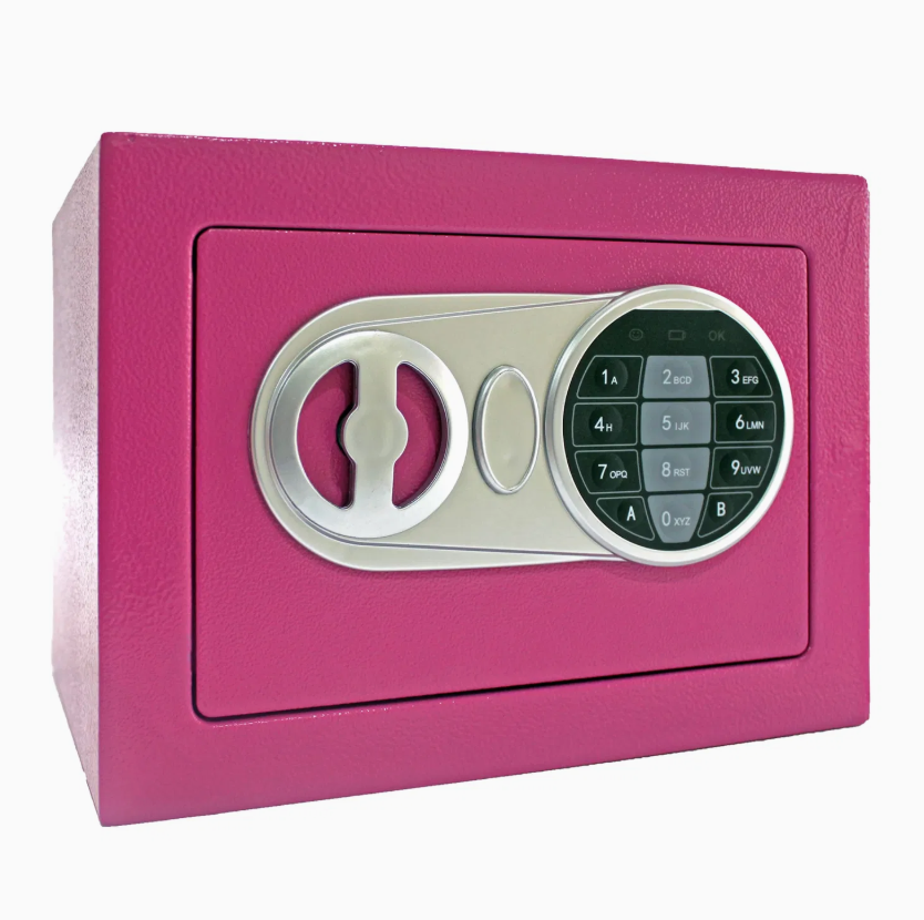 Mini Electronic Home Safe Box with Digital Keypad Lock for Cash, Jewelry & Documents